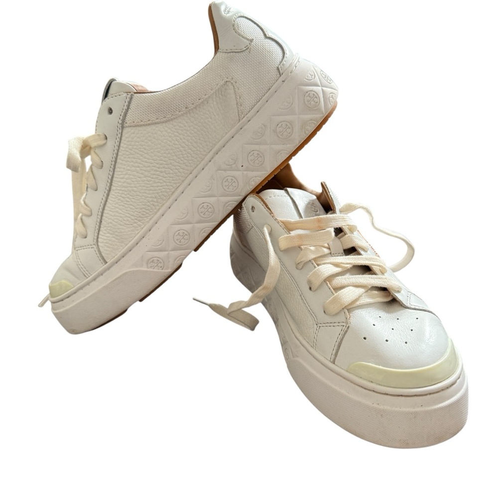 Tory Burch Ladybug sneakers. SZ 7M white - Picture 10 of 14